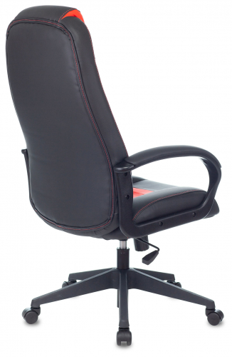 Купить  кресло zombie 8 черный/красный эко.кожа крестов. пластик zombie 8 red в интернет-магазине Айсберг! фото 4